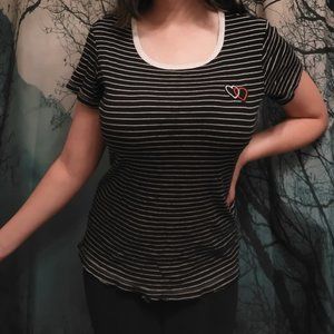 Sundry Striped Vintage Tee